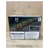 5-Pack LED Color Changing Solar Disc Lights