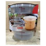 6 Cambro Polypropylene Storage Containers