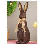 24-Inch Chocolate Bunny Decor Standing Figure