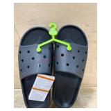 Size ï¿½ 6 mens/ 7- womens Gray Slide Sandals with P