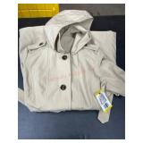 Stone-Colored Women's Medium Trench Coat