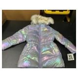 Kids' Iridescent Winter Jacket, Size 4/5