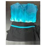 Womens XXL Swimsuit in Blue and Black