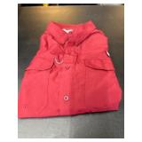 Menï¿½s Large Red Button-Up Shirt