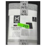 3-Pack Cartwheel Shorts (XS 4/5)