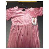 Pink Velvet Dress, Size XL (14/16)