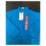 Blue Youth Quarter-Zip Sweatshirt, M (7/8)