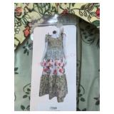 Floral Multicolor Patchwork Maxi Dress