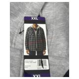 Sherpa Bonded Flannel Shirt Jacket, XXL