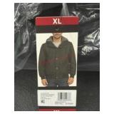 Men's XL Black Hooded Jacket