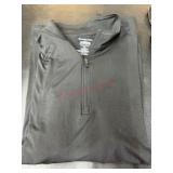 Black Men's XXL Quarter-Zip Shirt