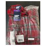Lands' End Flannel Tiered Dress - XXL