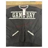Black Sweater With 'Game Day' Design
