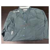 Men's XXL Button-Down Shirt with Pattern