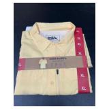 Eddie Bauer Short-Sleeve Camp Shirt, XL, Yellow
