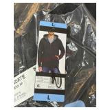 Full-Zip Textured Hoodie in Large