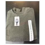 Gray Crew-Neck Knit Sweater, Size S
