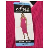 Pink Tank Dress by Edited, Size Large