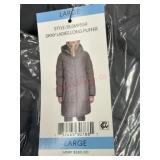 DKNY Ladies Long Puffer Coat, Size Large