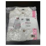 White Frye Denim Dress - Size Small