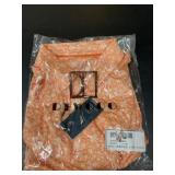 Mens XL Short-Sleeve Floral Shirt