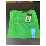 Green Women's Top With Tag, Size L