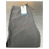 Men's Black Shorts with Drawstring Waist