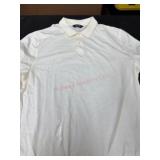 XL Stretch Pique Polo Shirt in White