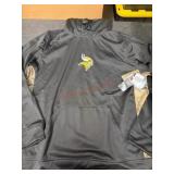 Black Hoodie With Embroidered Viking Logo