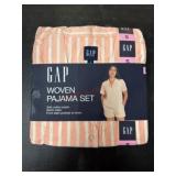 Gap Woven Pajama Set in Striped Design