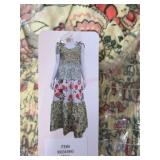 Floral Maxi Dress with Tiered Design