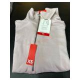 XS Zip-Up Pullover in Light Pink