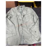 Womens XL Express Blazer in Light Green