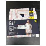 Gap Linen Blend Long Sleeve Shirt