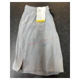 Gray Elastic-Waist Shorts With Tags