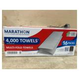 Marathon Multi-Fold Towels, 16 Packs