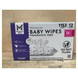 Fragrance-Free Baby Wipes, 12-Pack