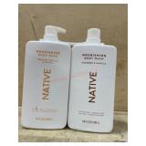 Two Native Body Wash Bottles