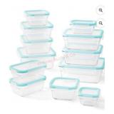 24-Piece Glass Food Storage Set
