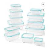 24-Piece Glass Food Storage Set