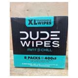 Dude Wipes XL Flushable Wipes, Mint Chill