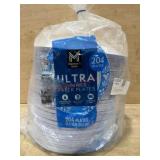 Pack of 204 Ultra Dinner Paper Plates