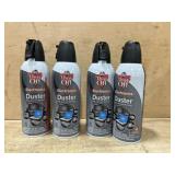 Four-Pack of Dust-Off Electronics Dusters
