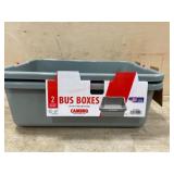 2 Cambro Bus Boxes