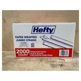 Hefty Paper-Wrapped Jumbo Straws