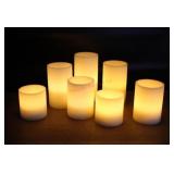 7-Piece Flameless LED Wax Candles Set