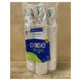 Pack of Dixie To Go Insulated Paper Cups