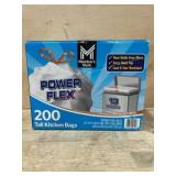 Power Flex Tall Kitchen Bags, 200 Count