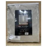 Blackout Curtain Panel, Linen Blend, 100% Blackout