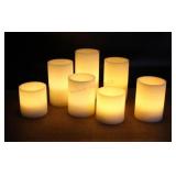 Seven Flameless LED Wax Candles